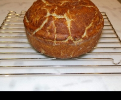 Chiasamenbrot mit Kürbiskernen und Kartoffeln