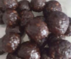 Dattel Schoko Kugeln