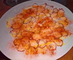 PULPO (Octopus) CARPACCIO a la Gallega