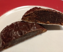 Lebkuchen mit Amarenakirschen