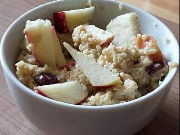 Apfel Zimt Hirse Creme (Vegan)