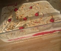 Himbeerhimmel mit weißer Schokolade