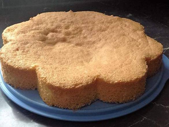 Lockerer Biskuitboden für Obstkuchen