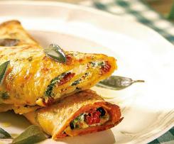 Gefüllte Ricotta-Pfannkuchen