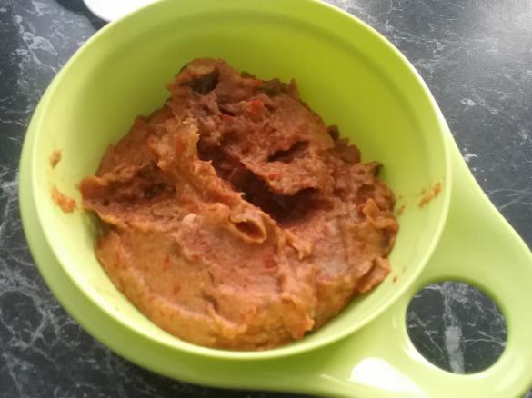 Paprika-Auberginen-Creme (Low Carb)