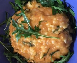Rucola Risotto mit Feta