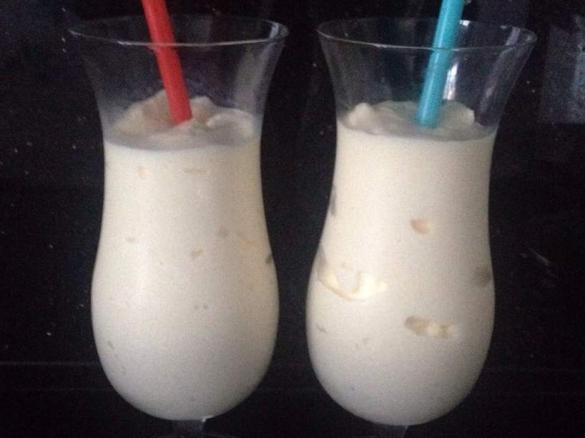 Vanille-Milchshake (super lecker)