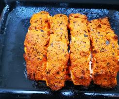 Lachs mit Knusperkruste