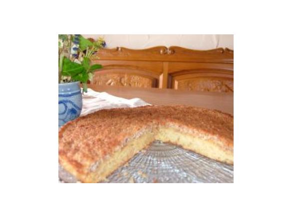 Schneller Kuchen mit Knusperhaube