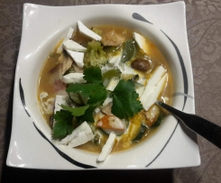 Spontane Gemüsesuppe mit Huhn