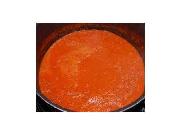 Variation von Tomatensauce auf Vorrat