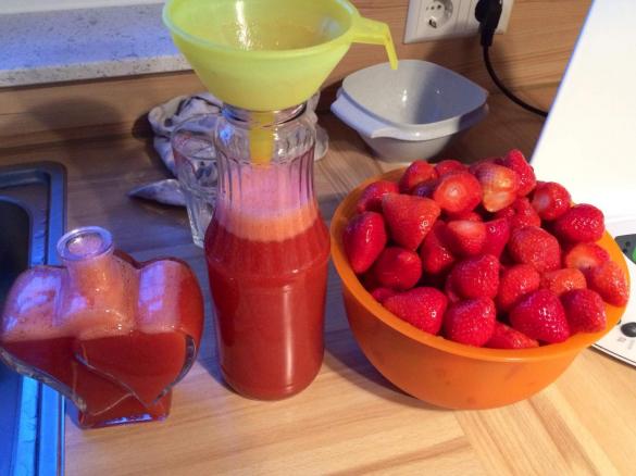 Frischer Bodensee-Erdbeerlimes (alkoholfrei)