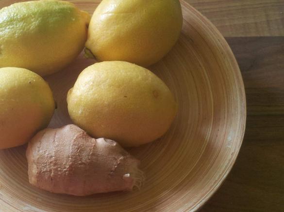 Zitronen-Ingwer Icetea / Limonade (Konzentrat)