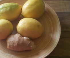 Zitronen-Ingwer Icetea / Limonade (Konzentrat)