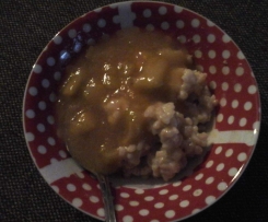 Vanille Milchreis mit Rhabarberkompott vegan