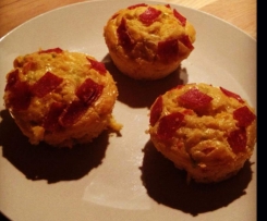 Pizza Salami Muffins