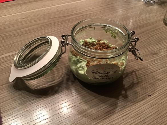 Frischkäse-Ingwer Aufstrich