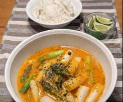 Thailändisches Spargelcurry