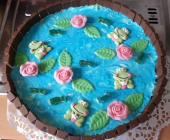 Käse-Sahne Torte Kommunion (Fischteich)