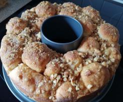 Gefüllte Hefebällchen Gugelhupf