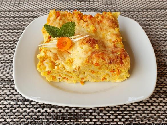 Weisskohl-Karotten Lasagne