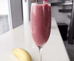 Kirsch - Bananen Kokosmilch Shake