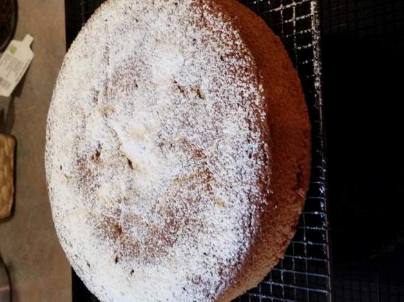 Versunkener Kirschkuchen