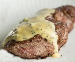 Steak mit Sauce BÉARNAISE