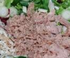 Variation von Tunfischsalat