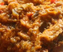 Auberginen Curry Dip