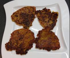 Kürbis Kartoffel Rösti vegan