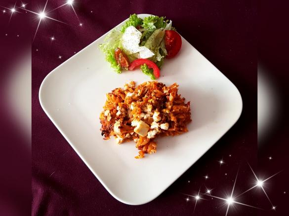 Andrea's  Griechischer Hackfleisch Kritharaki Auflauf