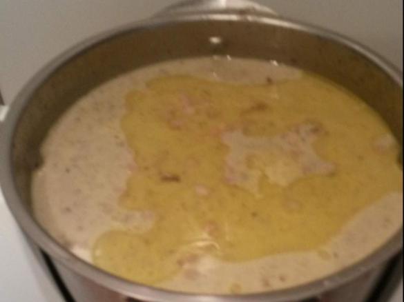 Champignons-Lauch-Creme-Suppe
