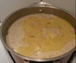 Champignons-Lauch-Creme-Suppe