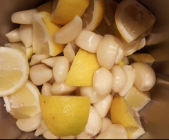 Knoblauch-Zitronen Saft für die Gesundheit