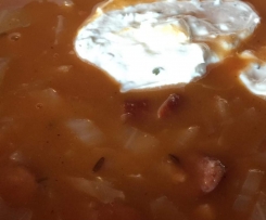 Böhmische Krautsuppe mit frischem Kohl