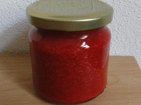 Erdbeermarmelade vegan und mit wenig Zucker