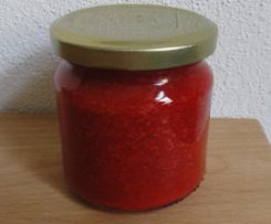 Erdbeermarmelade vegan und mit wenig Zucker