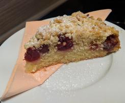 Kirschkuchen mit Streuseln