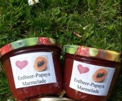 Erdbeer-Papayamarmelade nach Jochen
