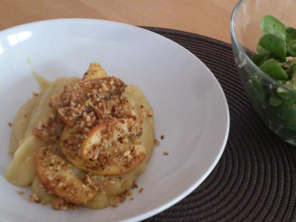 Kartoffelbrei mit Linsen, lecker&vegan