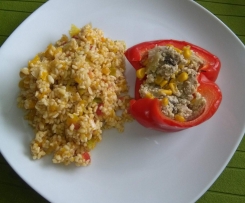 Gefüllte Paprika mit Tabouleh