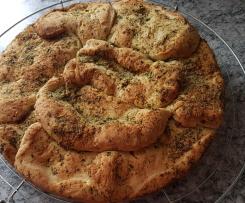 Knoblauchbrot mit Olivenöl