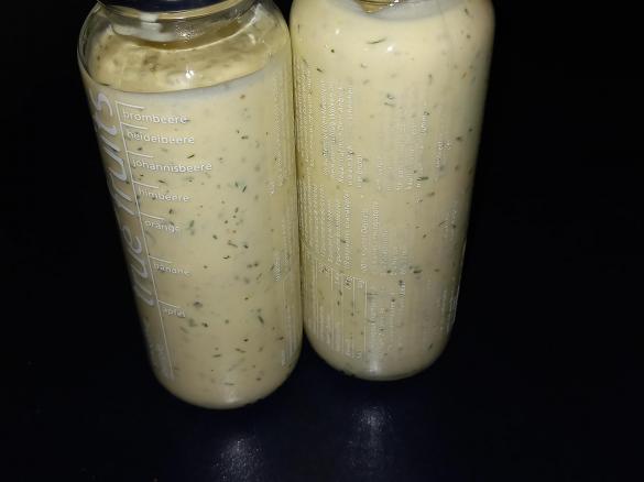 Salatdressing haltbar