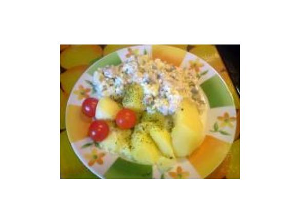 Heringssalat mit Äpflen, Ananas und Gürkchen....einfach nur lecker ;-)