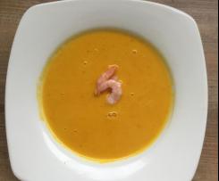 Feurige Kürbis - Kokos Suppe