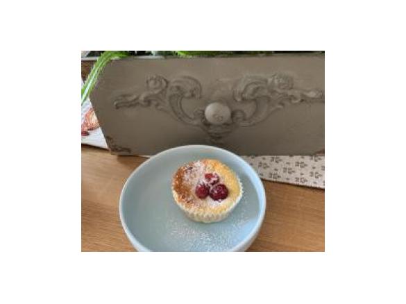 Käsekuchen - Muffins mit und ohne Früchte