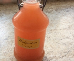 Rhabarber Sirup