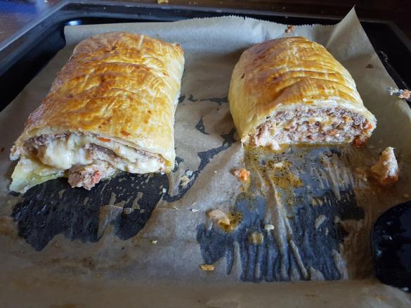 Hackfleisch Strudel