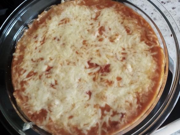 Gnocchiauflauf mit Tomaten und Schinken